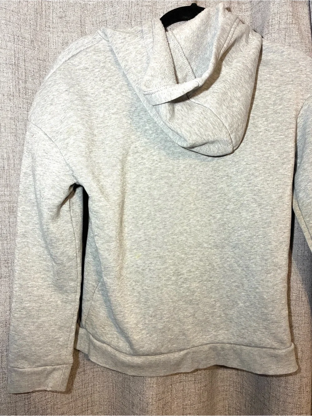 GREAT CONDITION Softball Girl Heather Gray Hoodie with Yellow Graphic